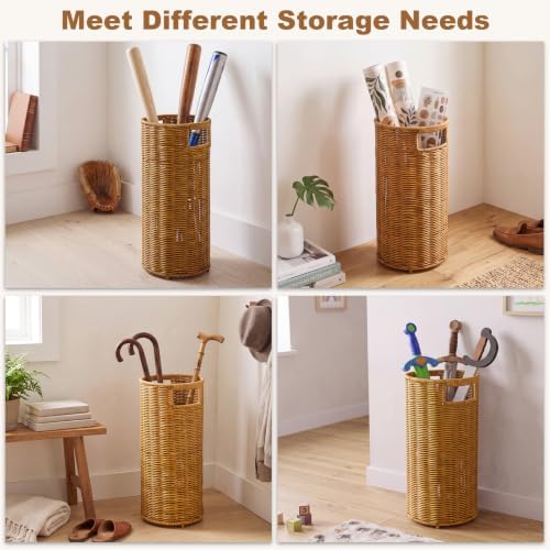 OwnMy Rattan Umbrella Holder for Entryway - Image 7