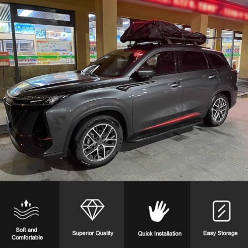 Car Roof Rack Cover, 190cmx145cm Universal Waterproof Sun Protective Silver - Image 7
