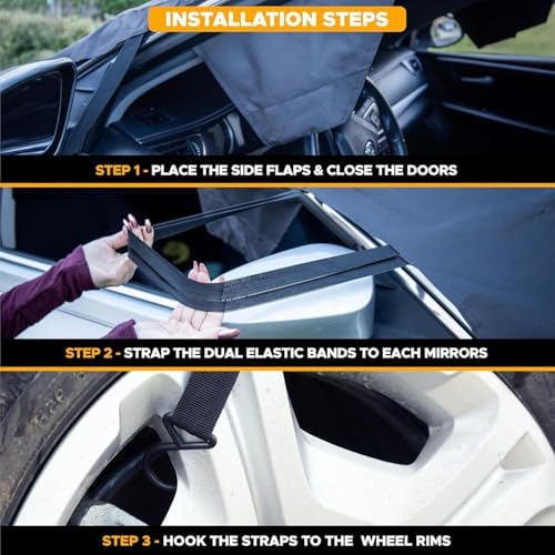 EcoNour Windshield Cover for Ice and Snow - Image 4