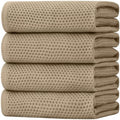 Homaxy 100% Cotton Oversized Waffle Weave Kitchen Towels 4-Pack by Homaxy