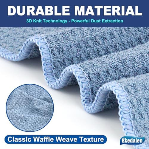 Ekedalen Microfiber Cleaning Cloth Lint Free Glass Polish - Image 3