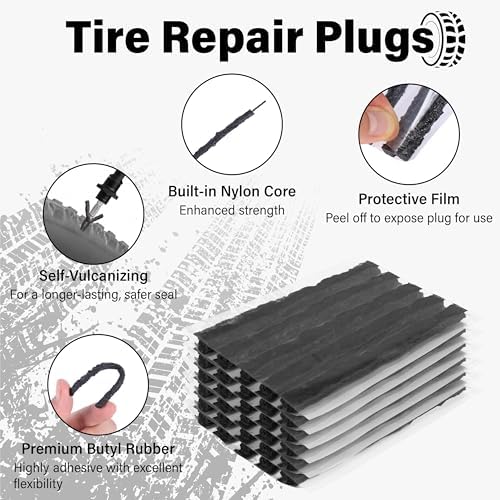 Sixzoo 60 PCS Tire Plugs Heavy Duty - Image 3