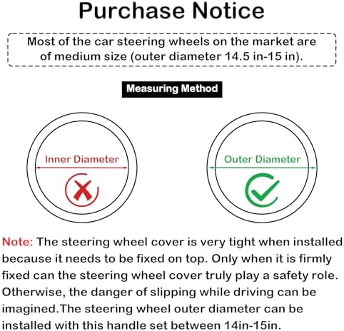 Green & White Nappa Leather Steering Wheel Cover, Cute Car Steering Wheel Cover - Image 6