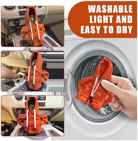 JOYCOURT Car Gear Shift Hoodie Auto Shifter Knob Cover - Image 5