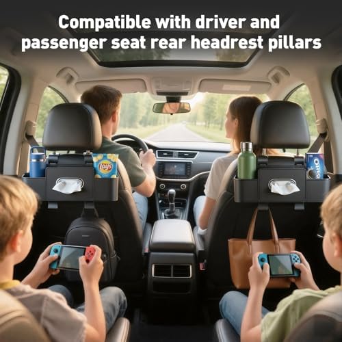 2 Pack Back Seat Car Organizers - Image 3
