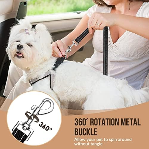 SlowTon Dog Seat Belt for Car, 2 Pack Dog Car Harness Seatbelt - Image 4