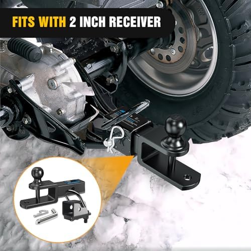 Nilight 3 in 1 ATV UTV Multi Hitch Mount - Image 7