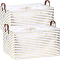 Hinwo 70L Extra Large Canvas Storage Bin by Hinwo