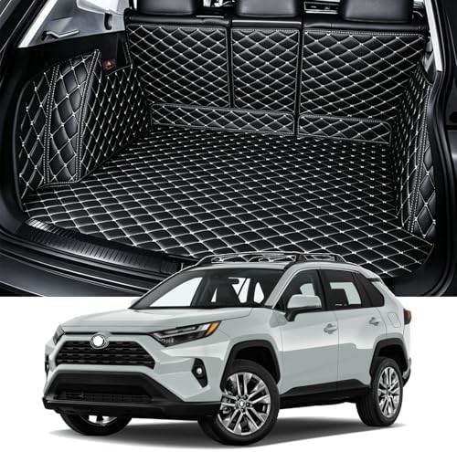 Trunk Mat Compatible with 2019-2024 2025 Toyoya RAV4 Cargo Mat Full Coverage by Unknown