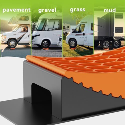 RVMATE Camper Levelers 8-Piece Kit RV Leveling Blocks Camper Wheel Chocks - Image 5