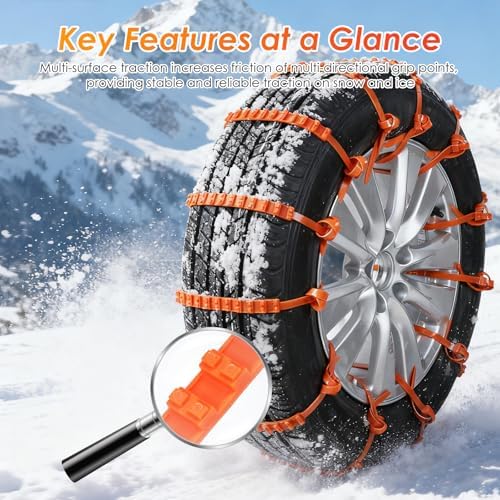 12 Pcs Snow Tire Chains - Image 5