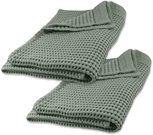 GILDEN TREE Waffle Bath Sheet Quick Dry Towel, Thin Luxury Bath Towels by GildenTree