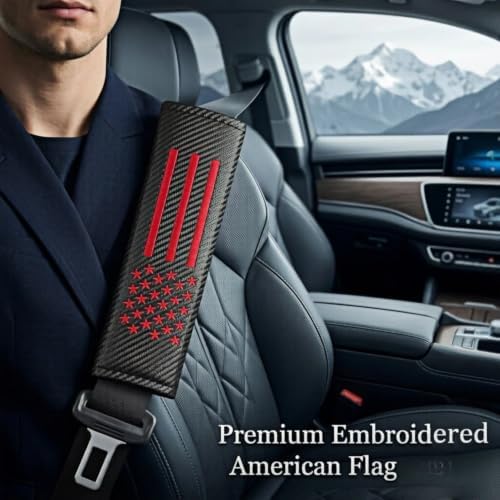 JDDRY 2PC Car Seat Belt Covers Pads, Seat Strap Pads - Image 3