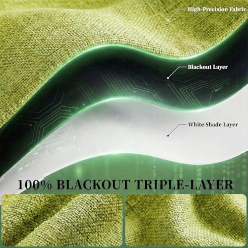 100% Blackout Magic Tape Stick On Curtains Window Shades Pull Down Blackout - Image 4