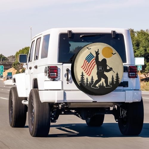 Gorilla USA Flag Spare Tire Cover - Image 2