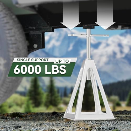 RVGUARD RV Stack Jacks 4 Pack, 6000 Lbs Aluminum Stabilizer Jacks - Image 2