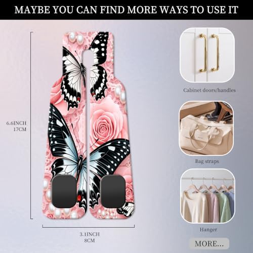 PU Leather Car Seat Hook, Storage Headrest Hanger, Cute Car Backseat Organizer - Image 4