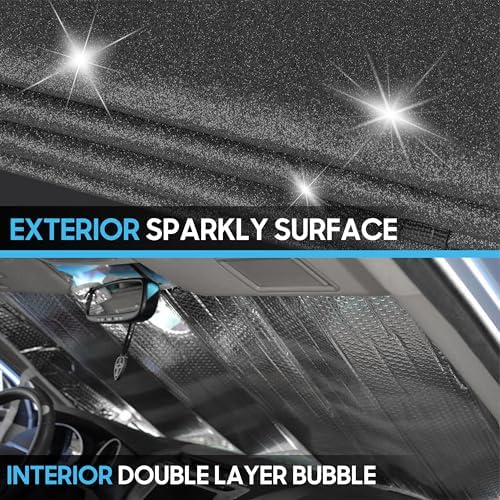 BDK-AS-2511 Front Windshield Shade-Accordion Folding Auto Sunshade - Image 5