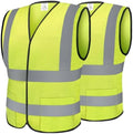 TICONN 2PK/4PK Reflective Safety Vest, High Visibility Vest by TICONN