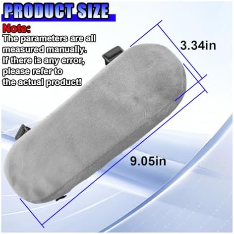 2PCS Car Elbow Pad Arm Rest Cover, Soft Armrest Cushion Pad - Image 2