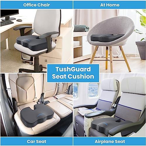 TushGuard Seat Cushion for Office Chair, Memory Foam Chair Cushion - Image 5
