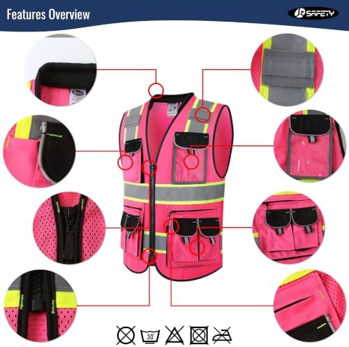 JKSafety Reflective Safety Vest - Image 4