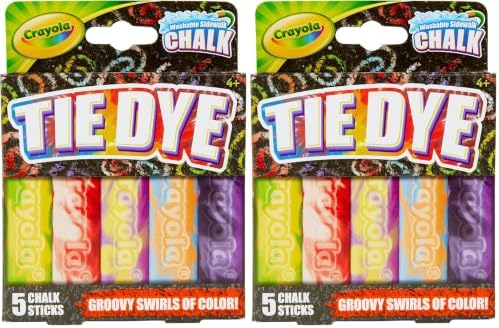 Crayola Tie Dye Chalk 5ct by Crayola
