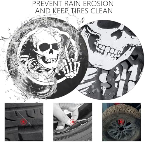 Spare Tire Cover for Jeep JK Wrangler SUV Truck Trailer RV - Image 4