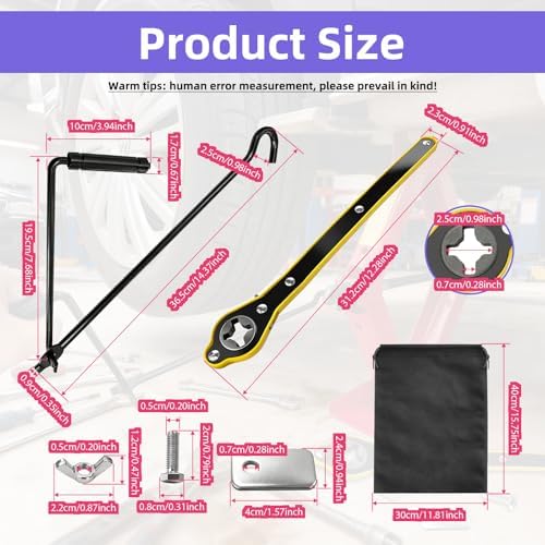 Universal Car Jack Tool Kit, Scissor Jack Handle - Image 2