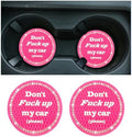 2 PCS Bling Car Cup Coaster, 2.75 Inch Anti-Slip Cup Holder Insert Coasters by Sylvil