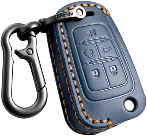 for Chevrolet Leather Key Fob Cover, Leather Protective Key Case, Compatible by Yonmcfn