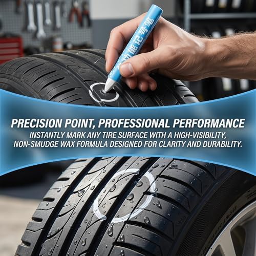 8pcs White Tire Marking Crayon Pen - Image 7