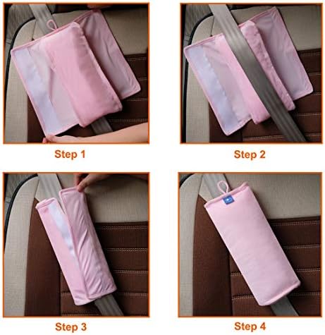 COOLBEBE Seat Belt Pillow for Kids, Extra Soft Toddler Travel Pillow - Image 4