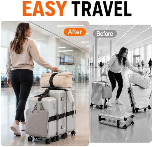 7 Pack Adjustable Luggage Straps - Image 4