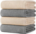 POLYTE 430 GSM Poly Blend Microfiber Quick Dry Waffle Bath Towel, 30x60 in by Polyte