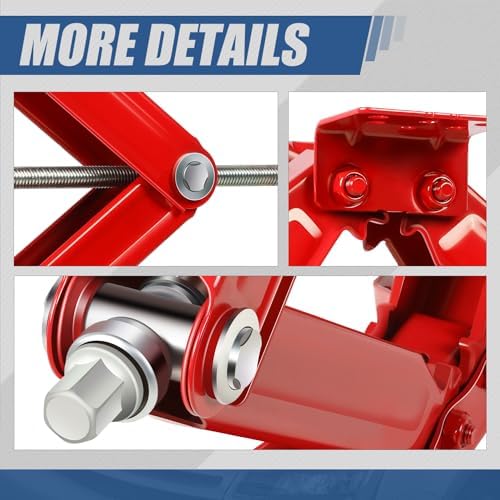 Auto Dynasty 2Pcs Scissor Jack, 2.5 Ton RV Travel Trailer Stabilizer Scissor - Image 6