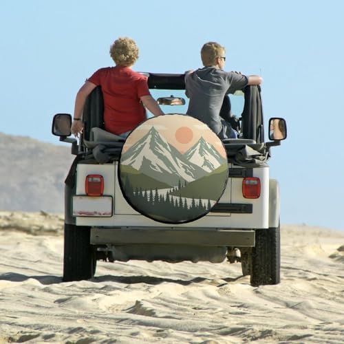 Mountain Adventure Camper Spare Tire Cover Camp - Image 6