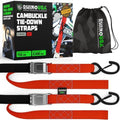 Rhino USA Motorcycle Tie Down Straps by RhinoUSAInc