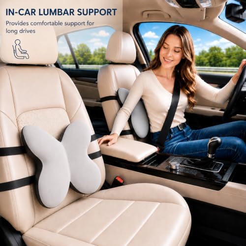 Memory Foam Lumbar Support Pillow, Back Support - Image 5
