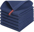 Kitinjoy 100% Cotton Waffle 6-Pack Kitchen Towels by Kitinjoy