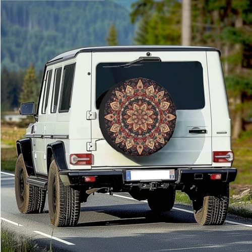 Spare Tire Cover PU Leather, Waterproof Dust-Proof Wheel Cover - Image 2
