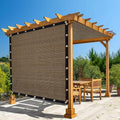 Amagenix 90% Shade Fabric 8'X 18' Mocha Sun Shade Cloth by Amagenix