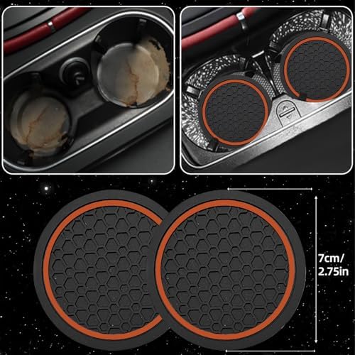 NBTEPEM 10 Pcs Brown Car Floor Mats Full Set & Sport Leather Brown Steering - Image 7