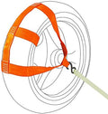 MOTO4U Universal Motorcycle Rear Wheel Tie down Strap in Orange by MOTO4U