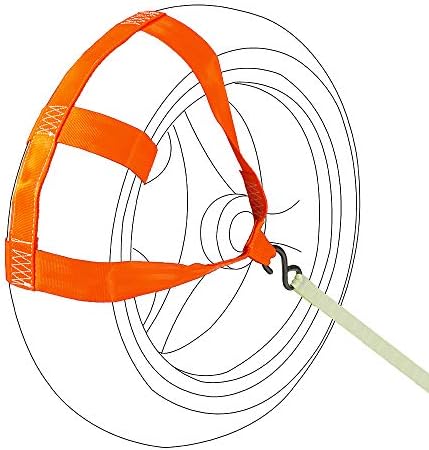 MOTO4U Universal Motorcycle Rear Wheel Tie down Strap in Orange by MOTO4U