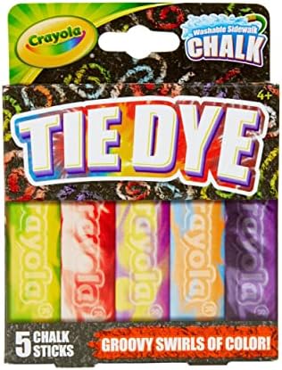Crayola Tie Dye Chalk 5ct by Crayola