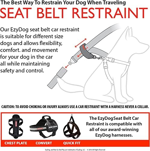 EzyDog Universal Dog Seat Belt Restraint - Image 2