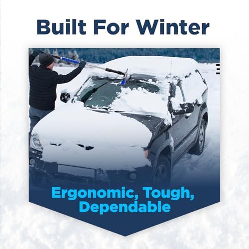 SNOWDRIFT 39" Ice Scrapers for Car Windshield | Snow Brush for Car | Extendable - Image 6