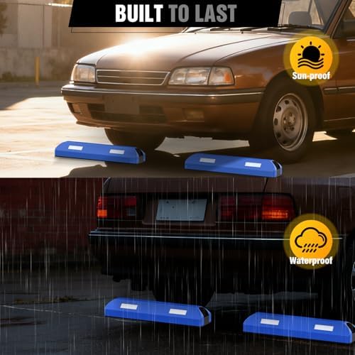 Nilight 22 Inch Rubber Parking Curbs, Heavy Duty Wheel Stops - Image 6
