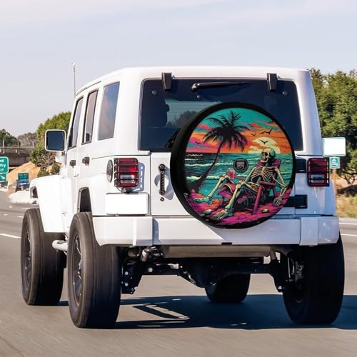 Delerain Skeleton Beach Chair Spare Tire Cover - Image 2